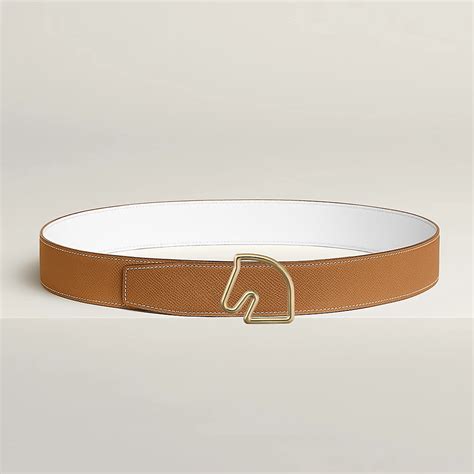 Tete de Cheval belt buckle & Reversible leather strap 38 mm